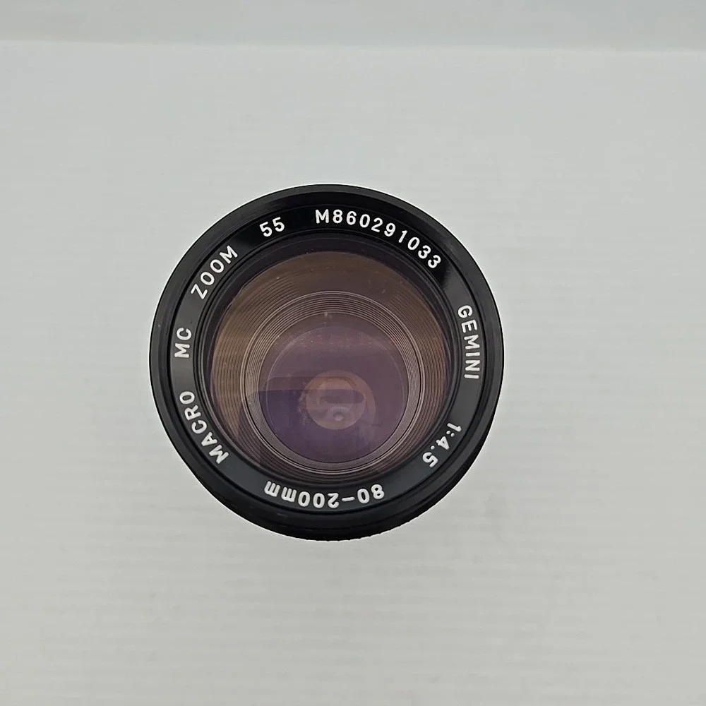 Canon Lens GEMINI  1:4.5 80-200mm  MACRO MC ZOOM 55 Lens for Canon MADE IN JAPAN